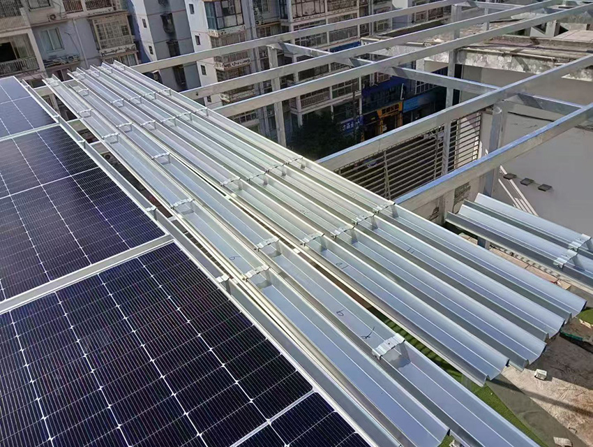 60kw太陽(yáng)能車棚并網(wǎng)發(fā)電系統(tǒng)